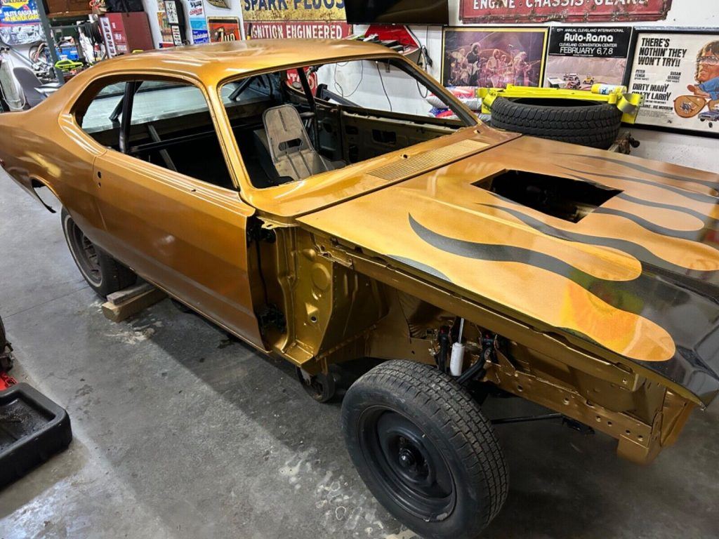 1974 Plymouth Duster drag car (roller)
