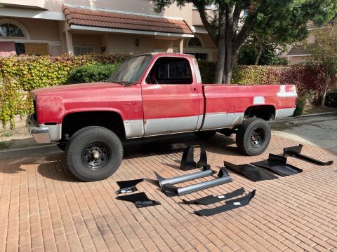 1985 Chevrolet K20 Pickup Red 4WD Automatic for sale