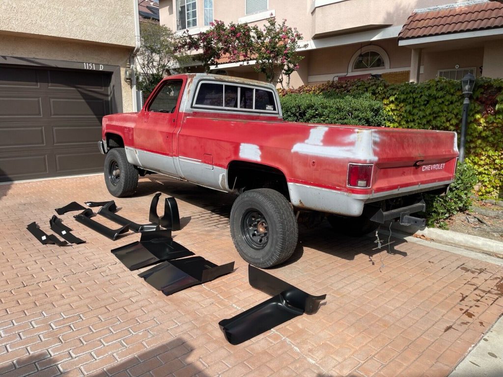 1985 Chevrolet K20 Pickup Red 4WD Automatic