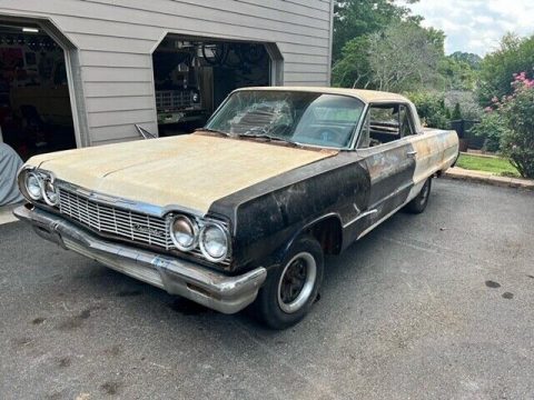 1964 Chevrolet Impala Coupe project [missing engine] for sale