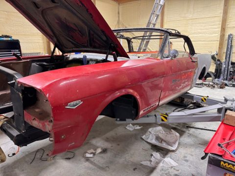 1966 Ford Mustang Convertible project for sale