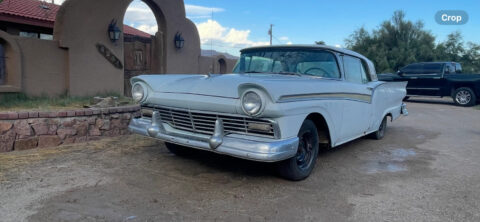 1957 Ford Skyliner Fairlane Retractable Convertible Project hot Street rod 57 for sale