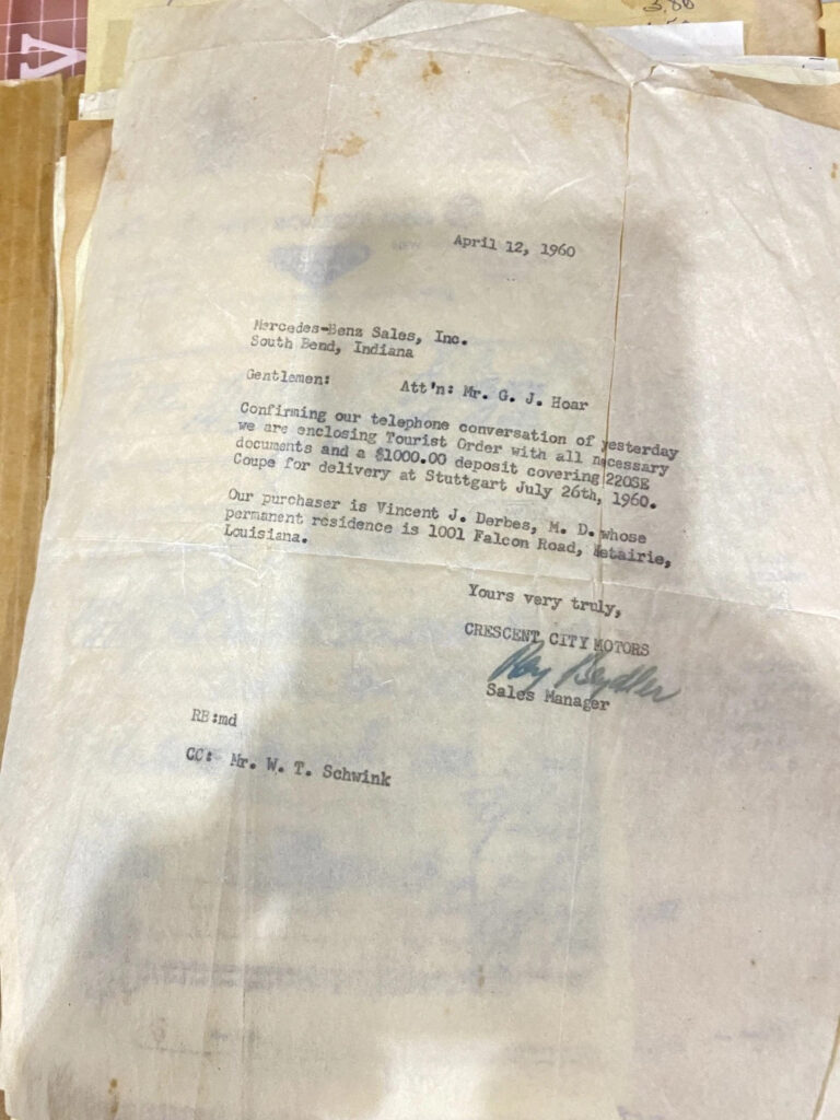 1960 Mercedes Benz 220 SE