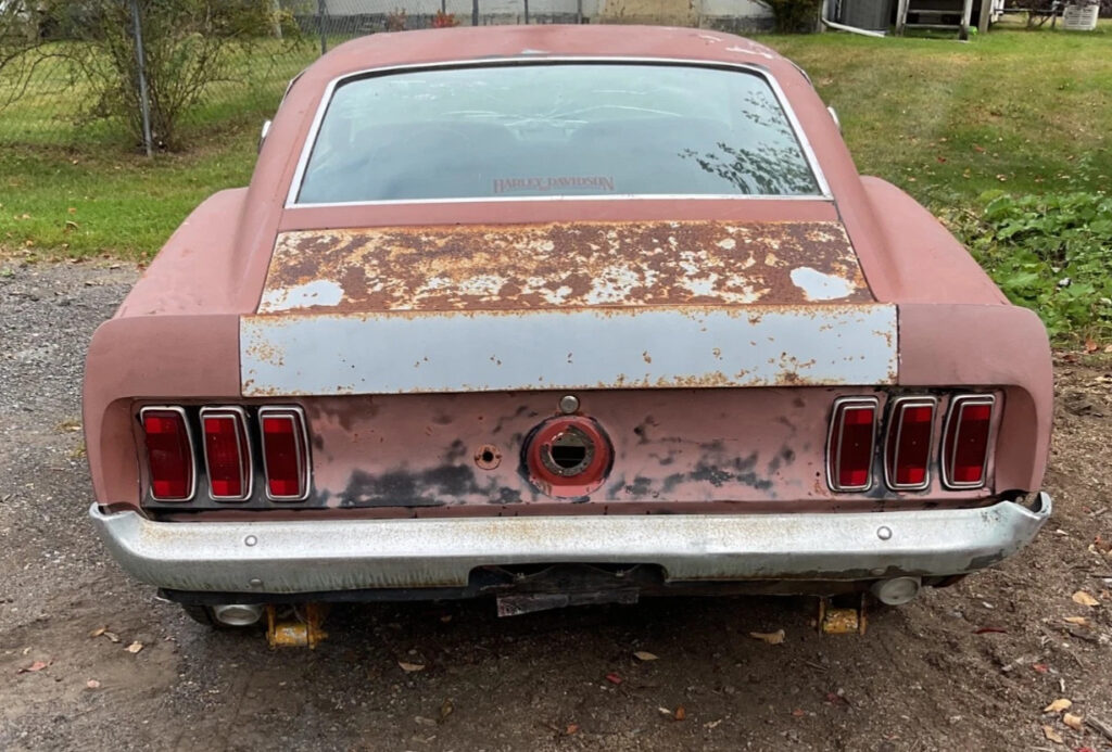 1969 Ford Mach 1 Mustang Fastback 4 Speed Disc Brakes Posi Shaker Hood Project Car