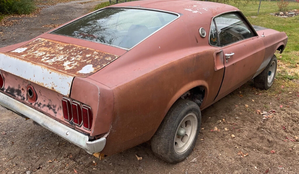 1969 Ford Mach 1 Mustang Fastback 4 Speed Disc Brakes Posi Shaker Hood Project Car