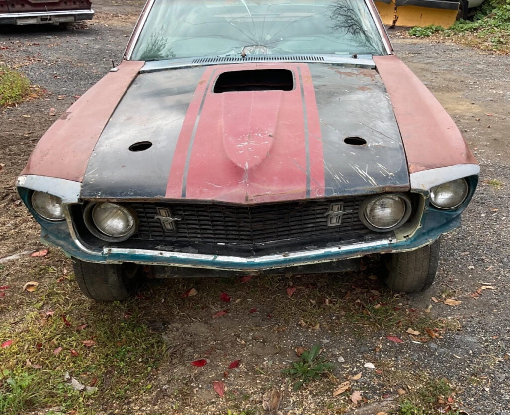 1969 Ford Mach 1 Mustang Fastback 4 Speed Disc Brakes Posi Shaker Hood Project Car