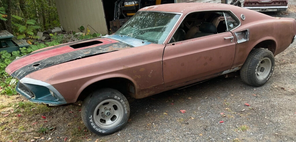 1969 Ford Mach 1 Mustang Fastback 4 Speed Disc Brakes Posi Shaker Hood Project Car