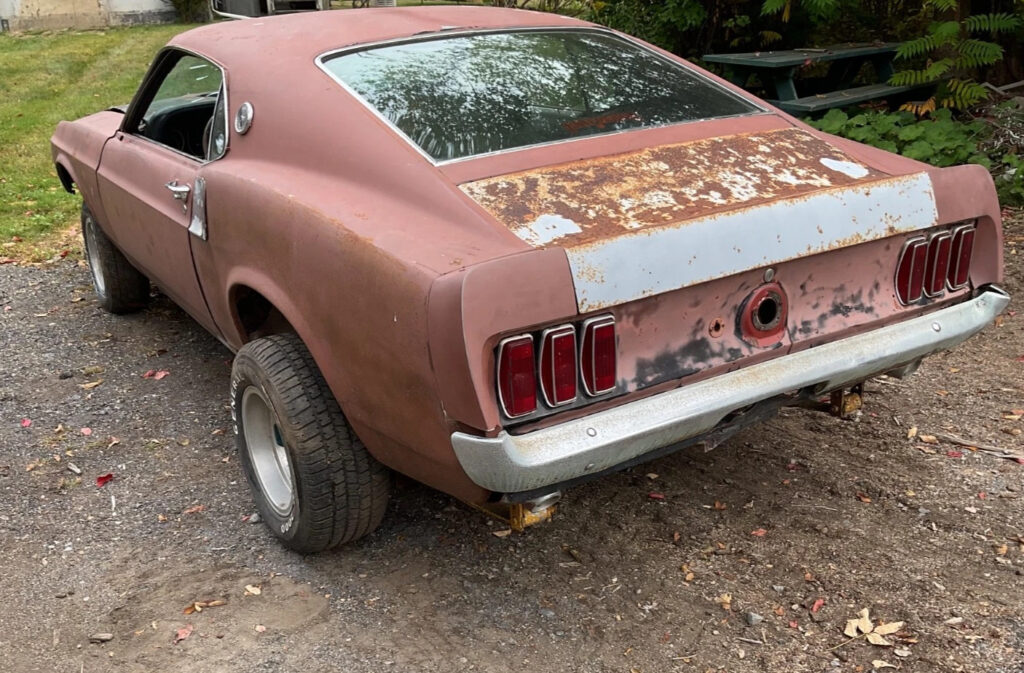 1969 Ford Mach 1 Mustang Fastback 4 Speed Disc Brakes Posi Shaker Hood Project Car