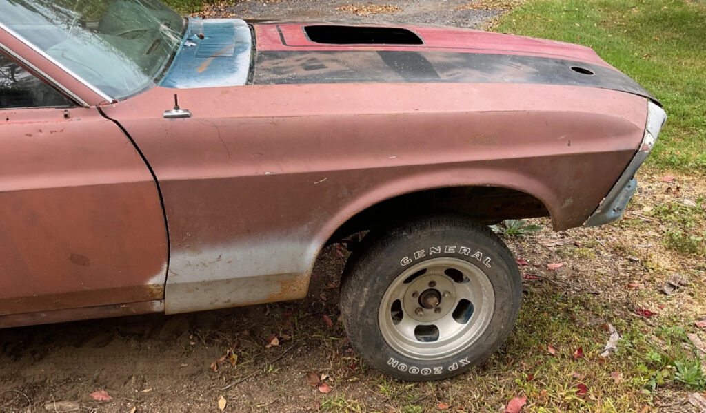 1969 Ford Mach 1 Mustang Fastback 4 Speed Disc Brakes Posi Shaker Hood Project Car