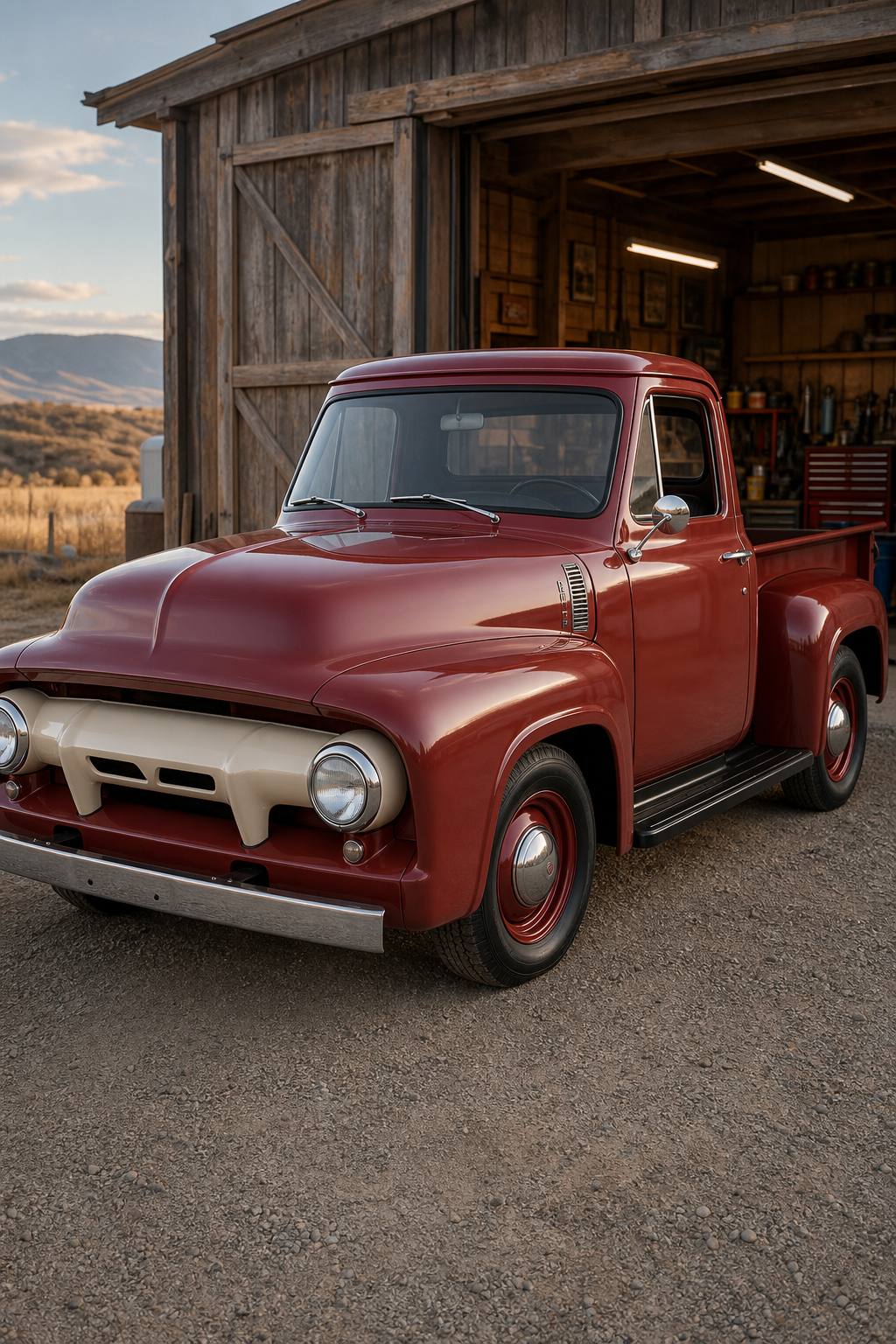 1954 Ford F100 Project AI restoration vision