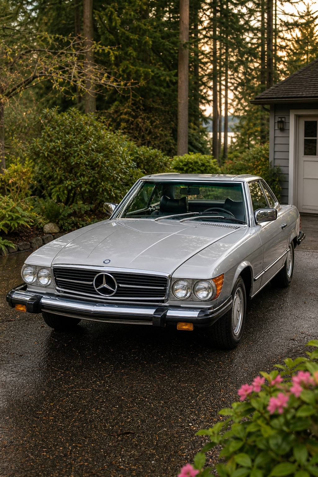 1976 Mercedes-Benz 450SL AI restoration vision