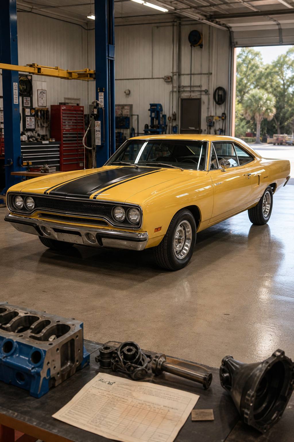 1970 Plymouth Road Runner AI restoration vision