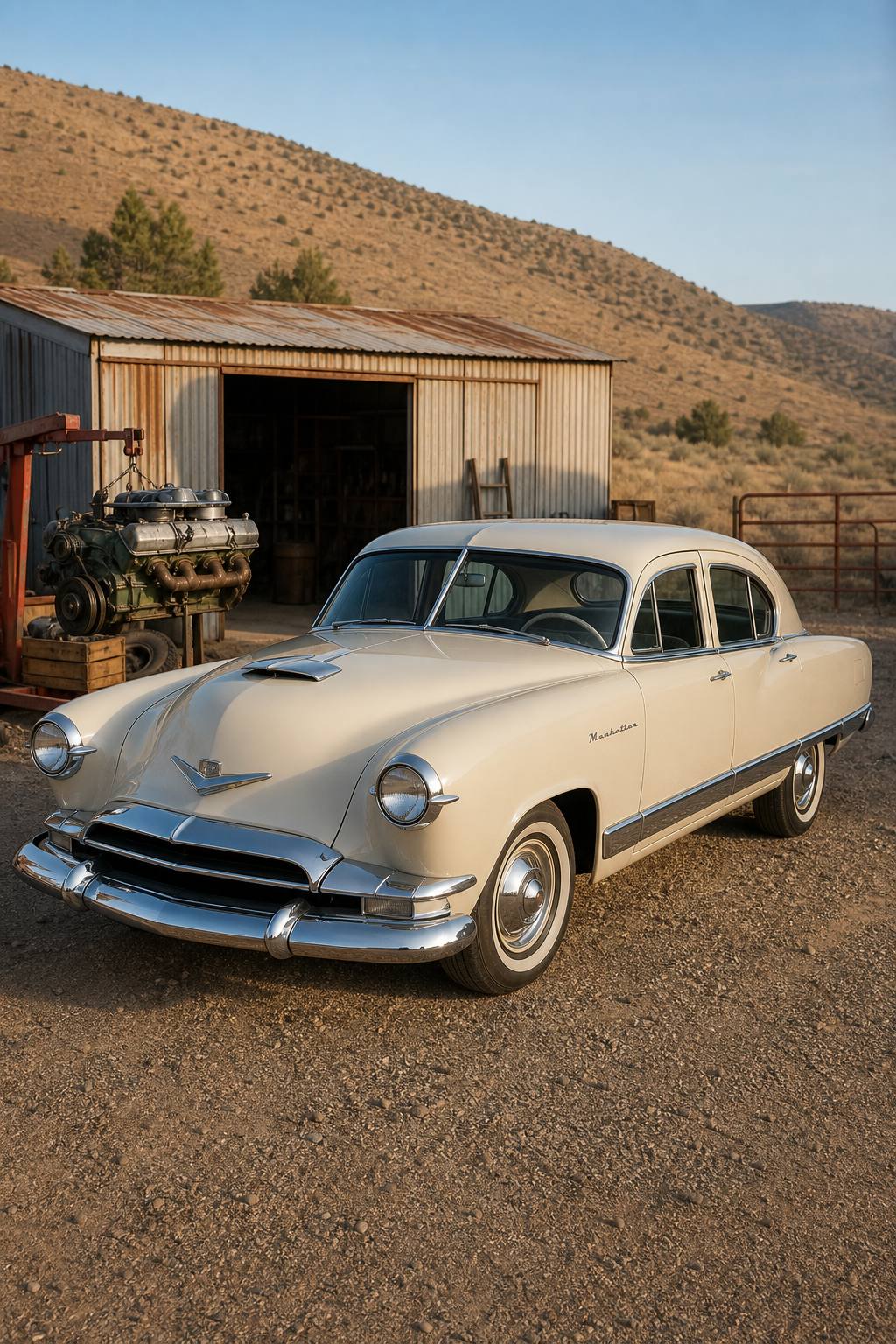 1953 Kaiser Manhattan AI restoration vision