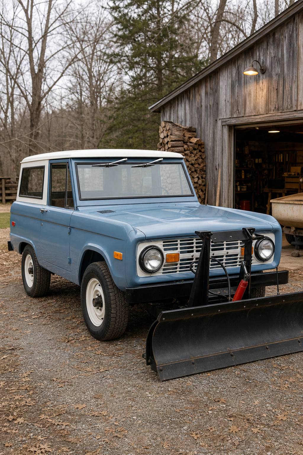 1971 Ford Bronco AI restoration vision