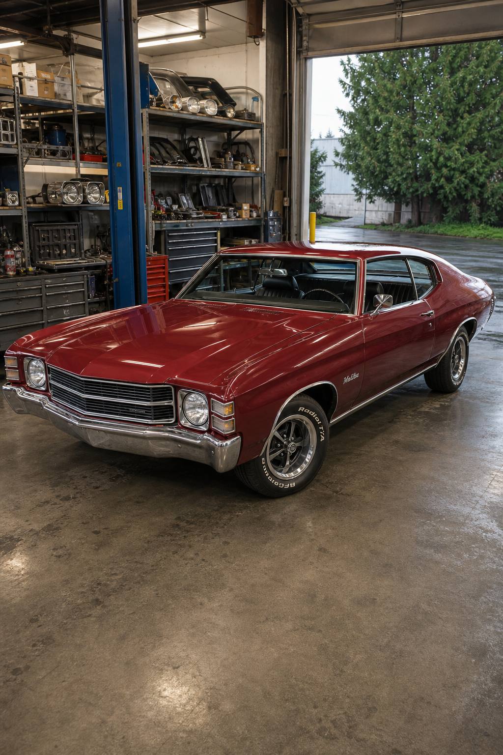 1971 Chevelle Malibu Perfect New Year’s Restoration Project AI restoration vision