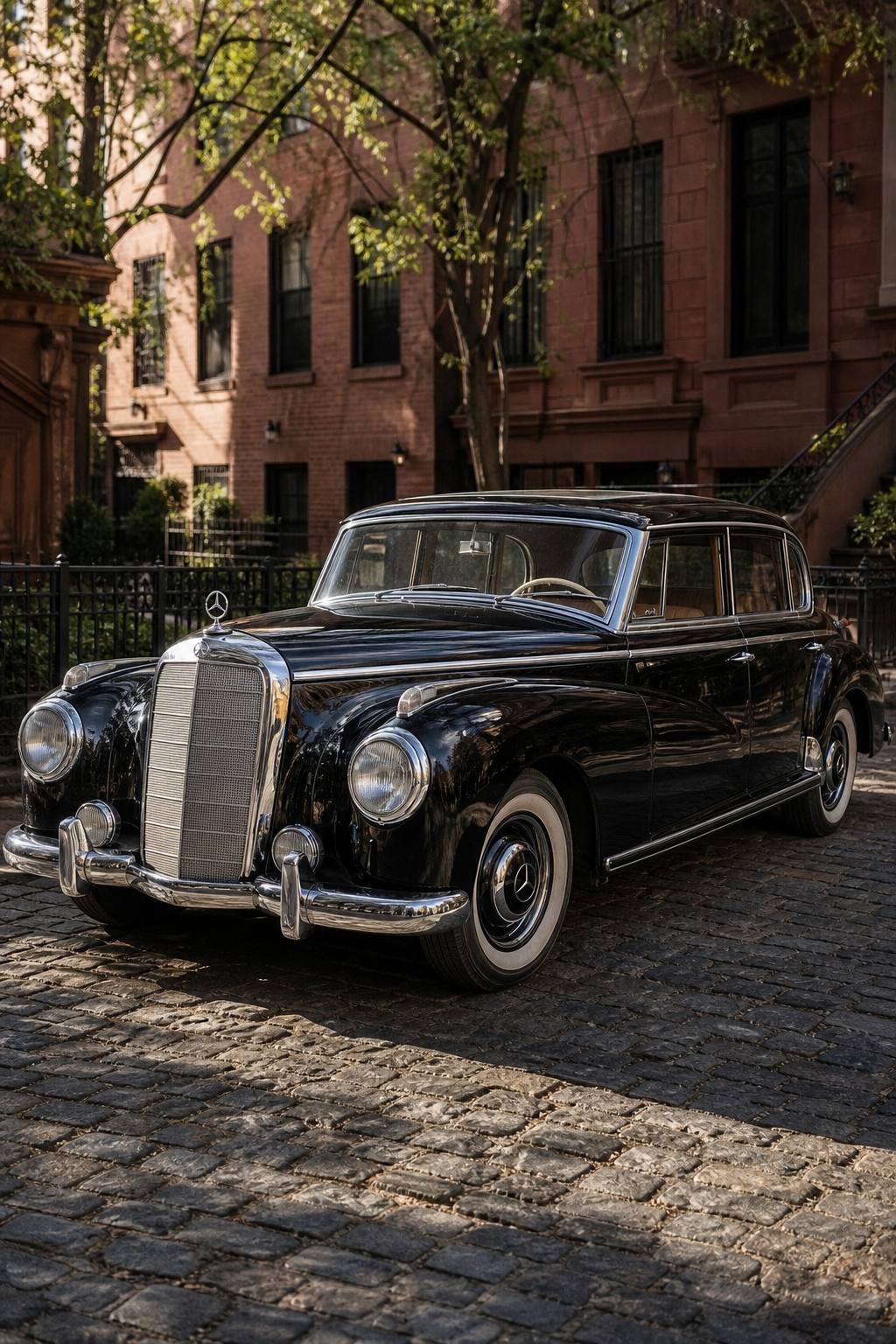 1955 Mercedes-Benz 300 Adenauer with Sunroof AI restoration vision