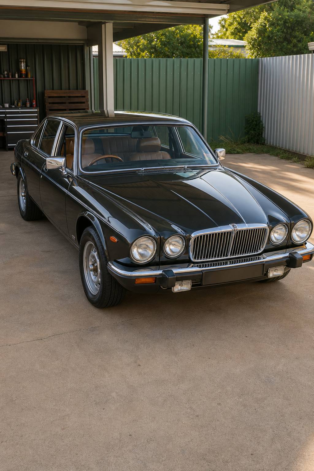1982 Jaguar XJ6 project car AI restoration vision