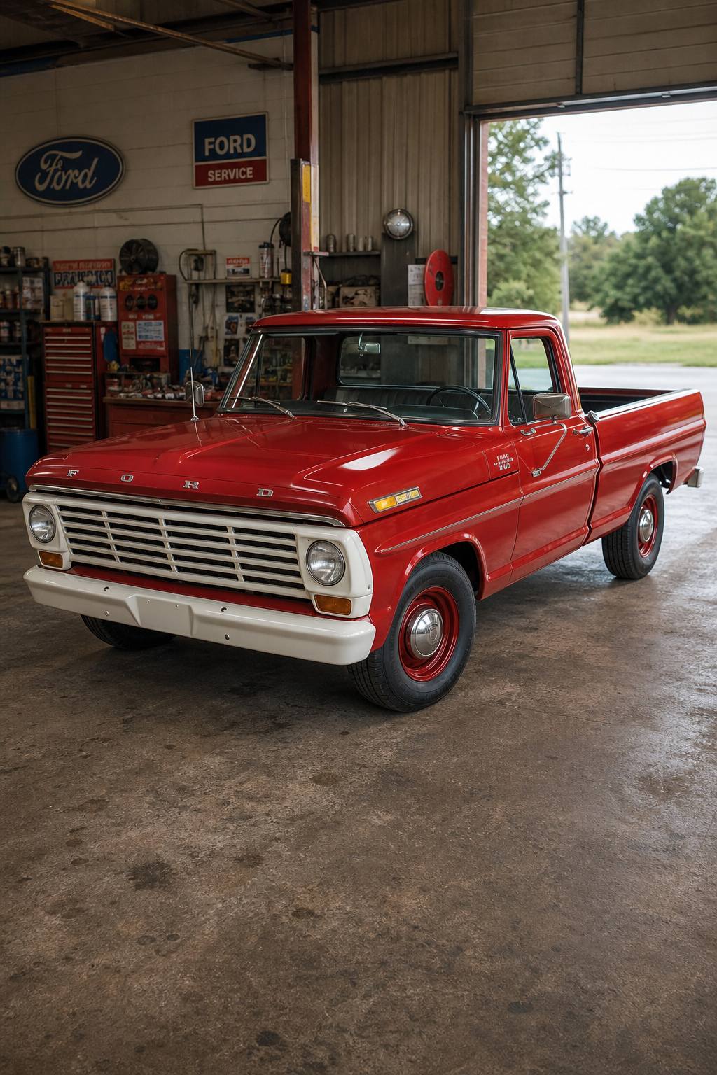 1967 Ford F100 Project Truck AI restoration vision