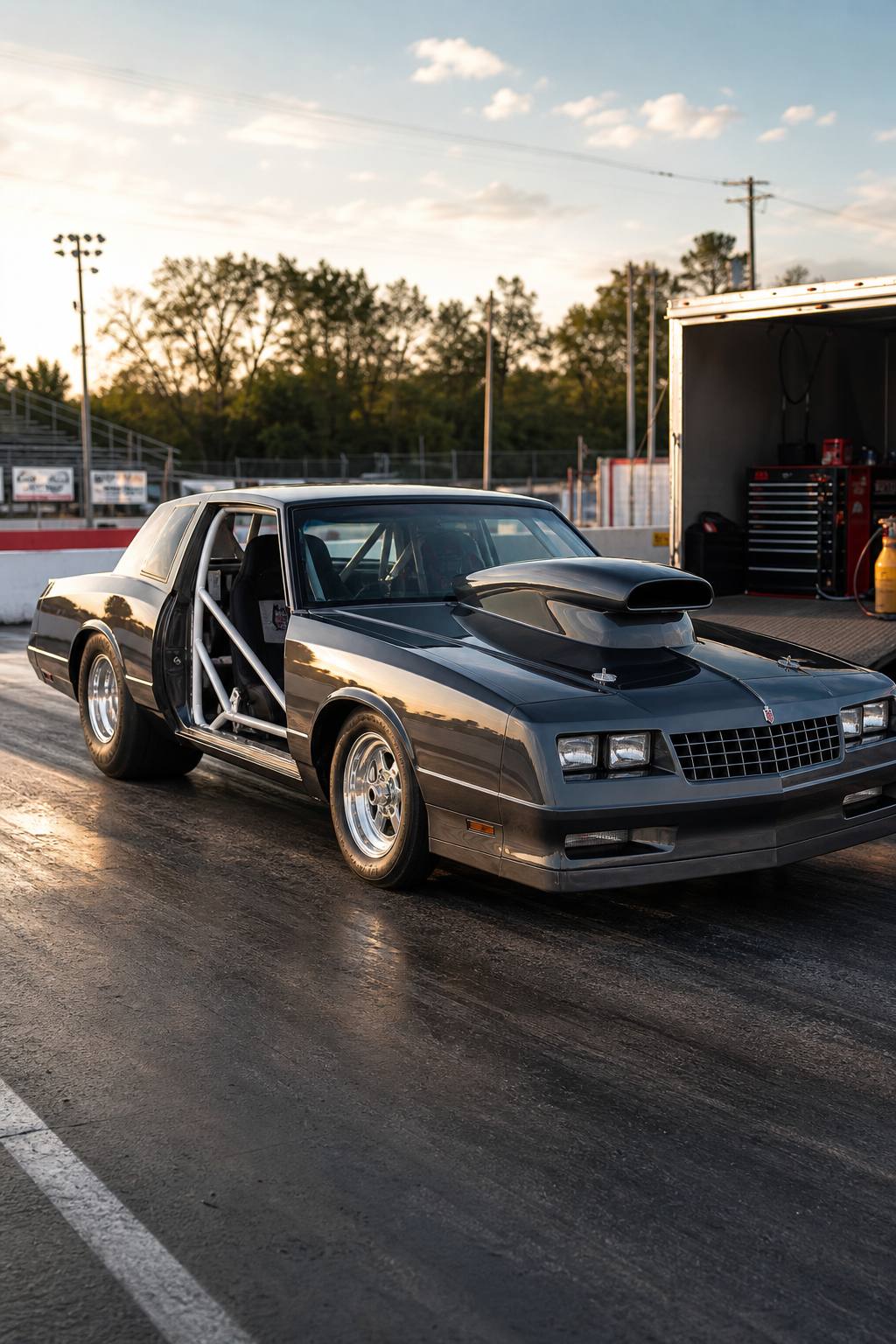1981 Chevy Monte Carlo Pro Street Legal Fast & Loud Hot Rod Race Car Project AI restoration vision