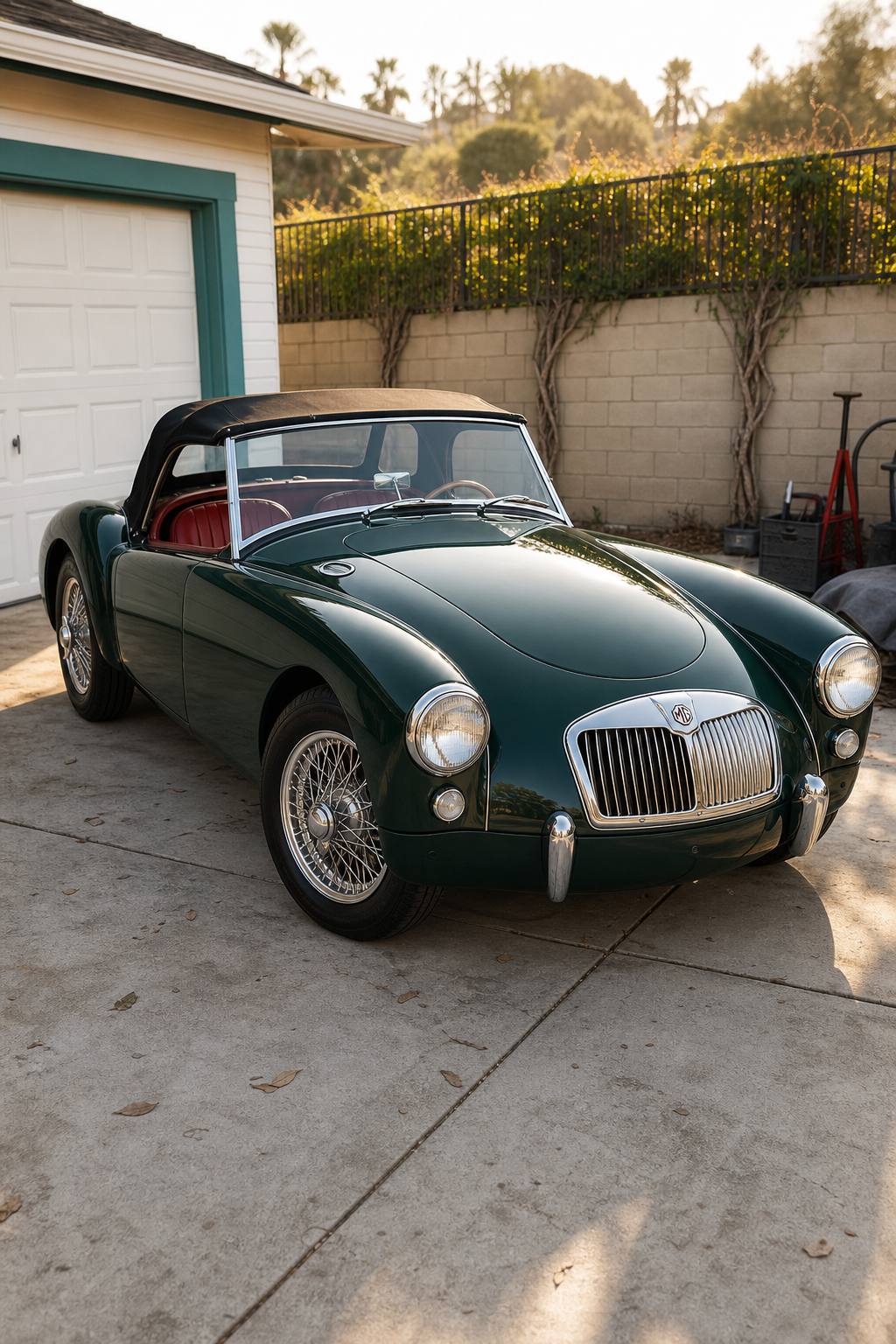 1956 MGA California Project AI restoration vision