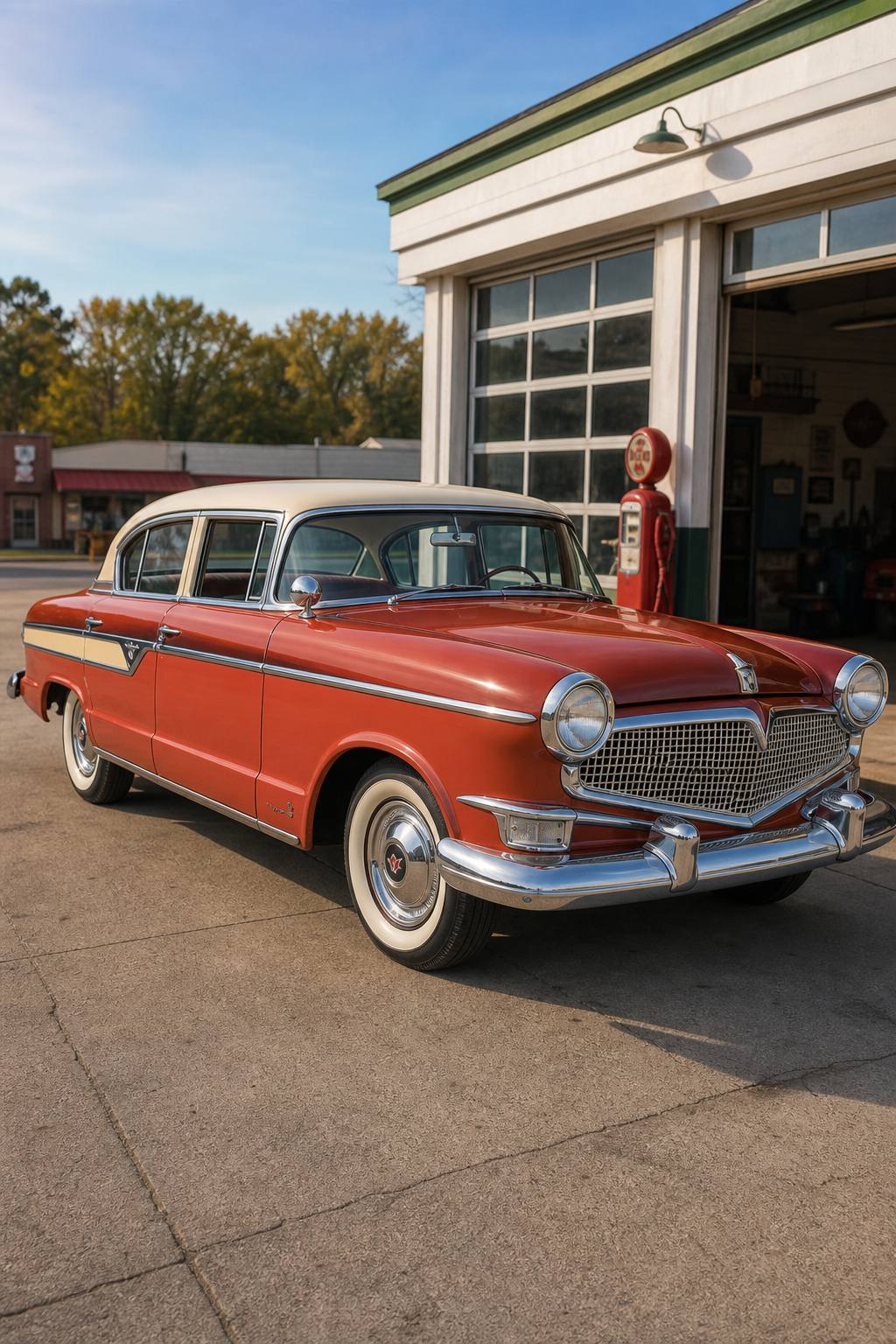 1956 Hudson Hornet Sedan AI restoration vision