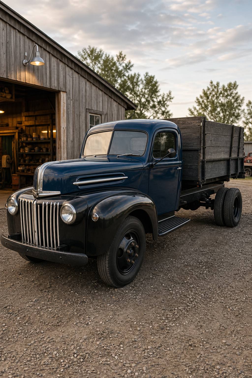 1947 Ford Jailbar 1.5 Ton Truck AI restoration vision