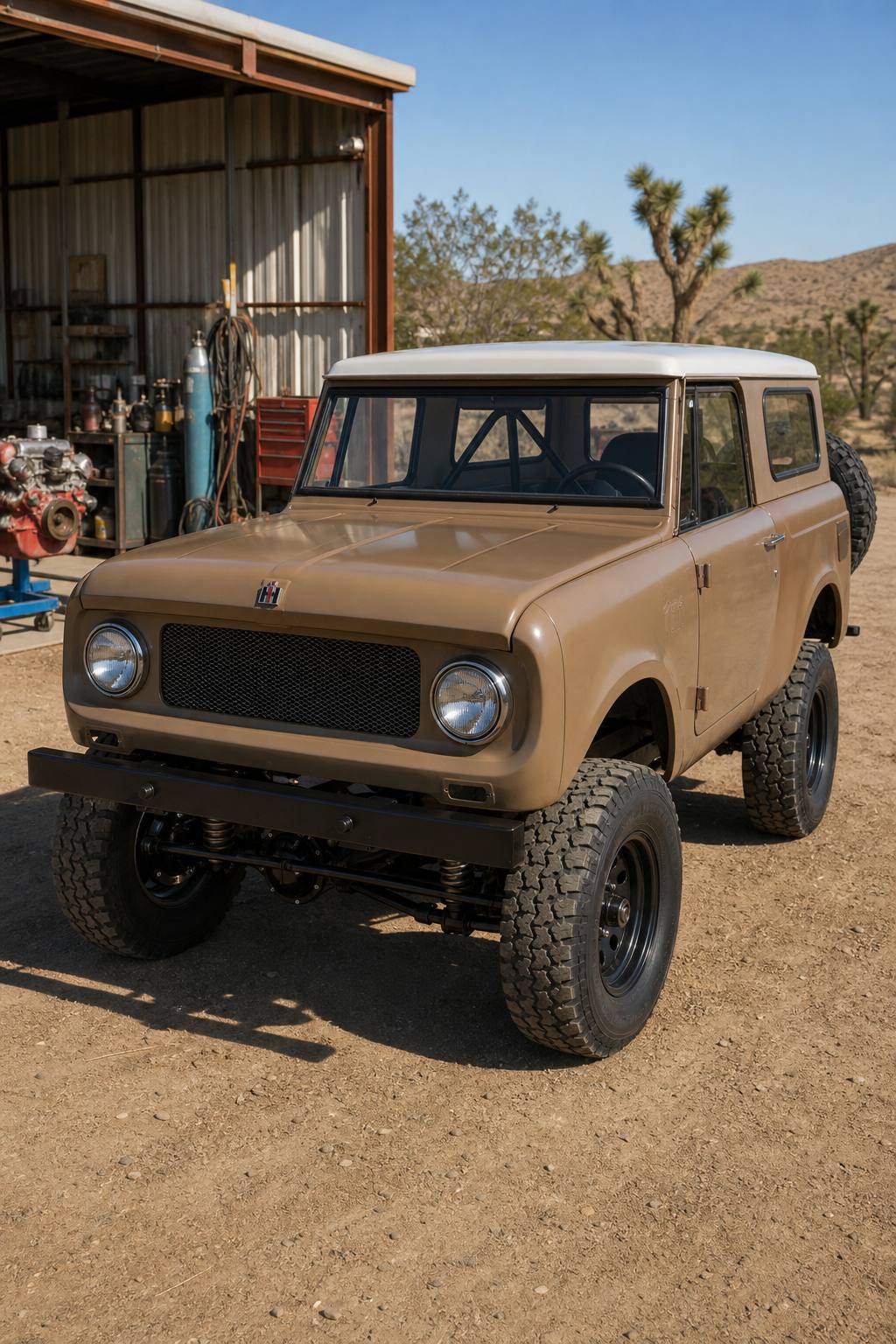 1966 International Harvester Scout 800 Project AI restoration vision