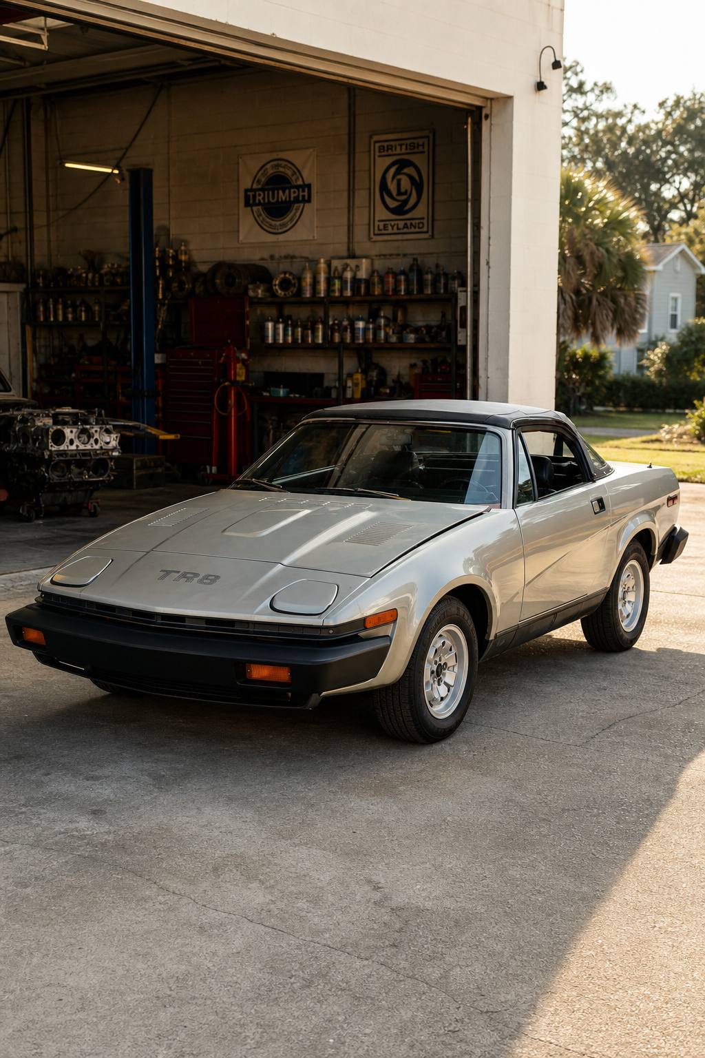 1980 Triumph TR8 Project Car AI restoration vision