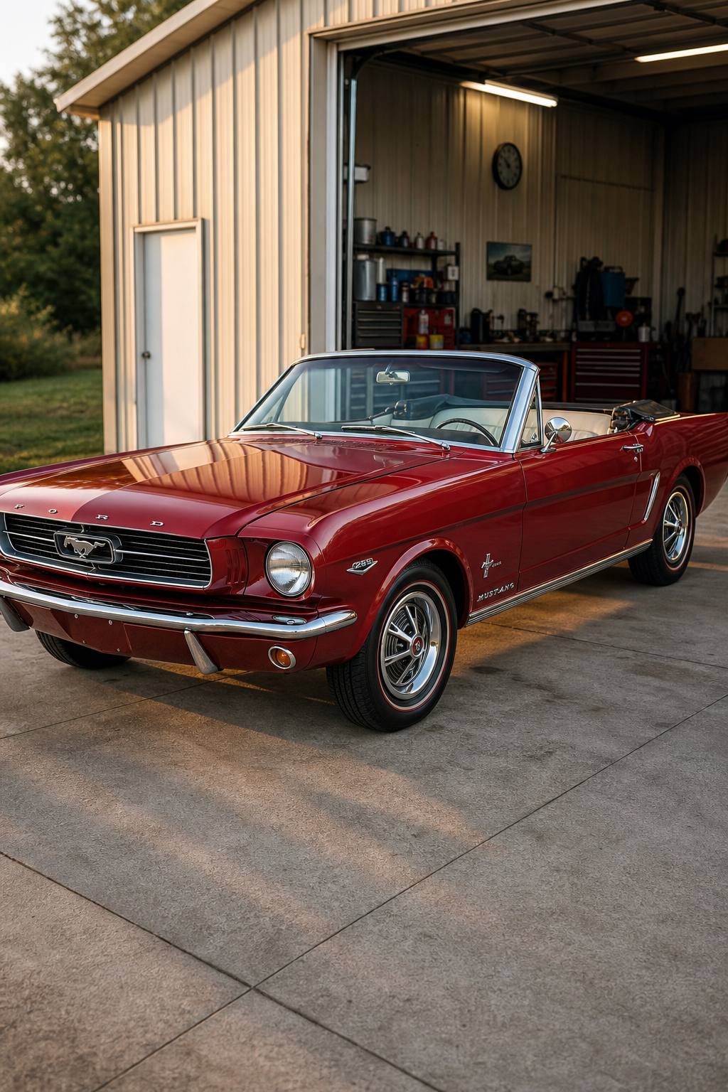 1966 Ford Mustang Convertible project AI restoration vision