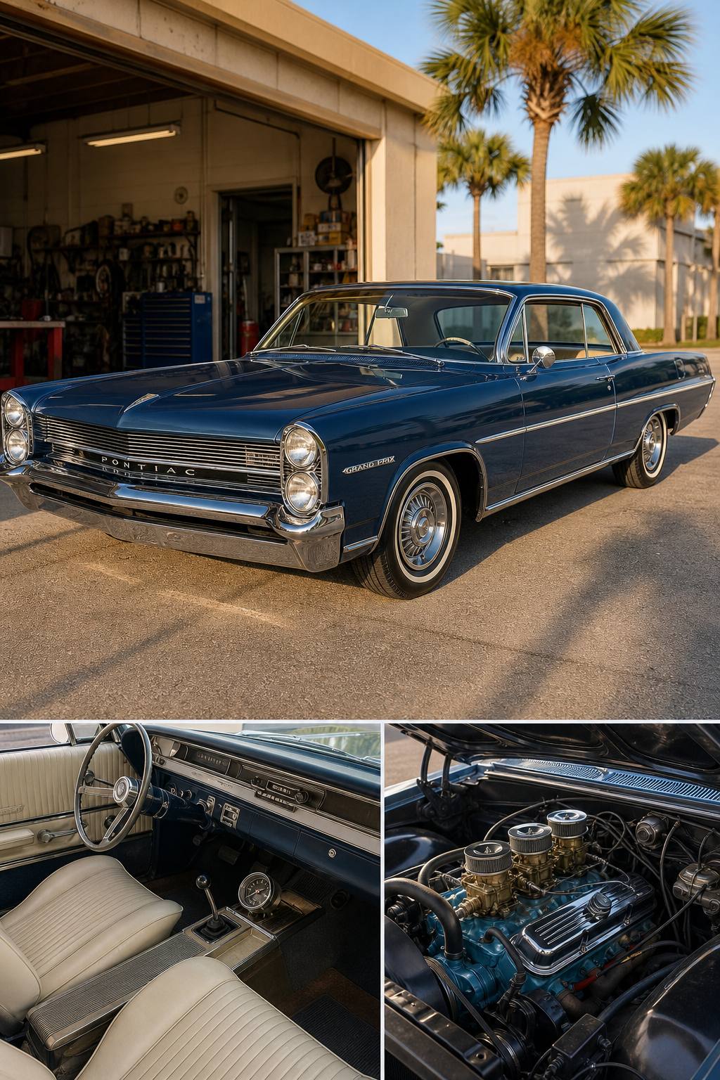 1962 Pontiac Grand Prix Tri-Power 389/4spd AI restoration vision