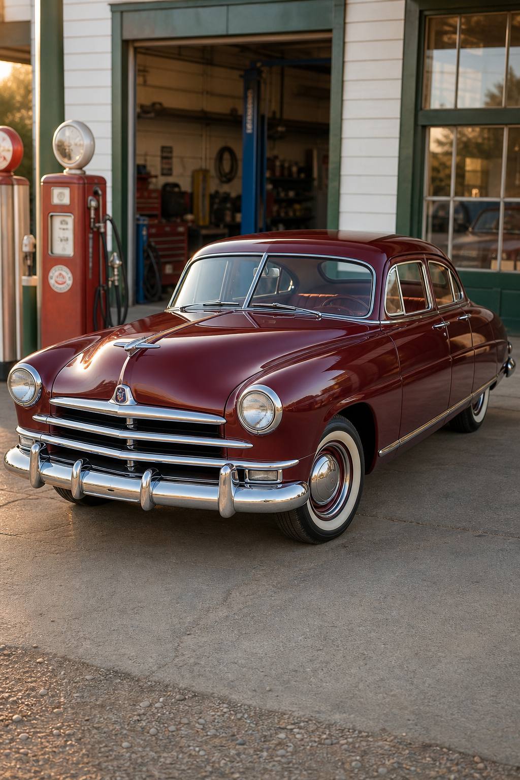 1950 Hudson Commodore Project/parts car AI restoration vision