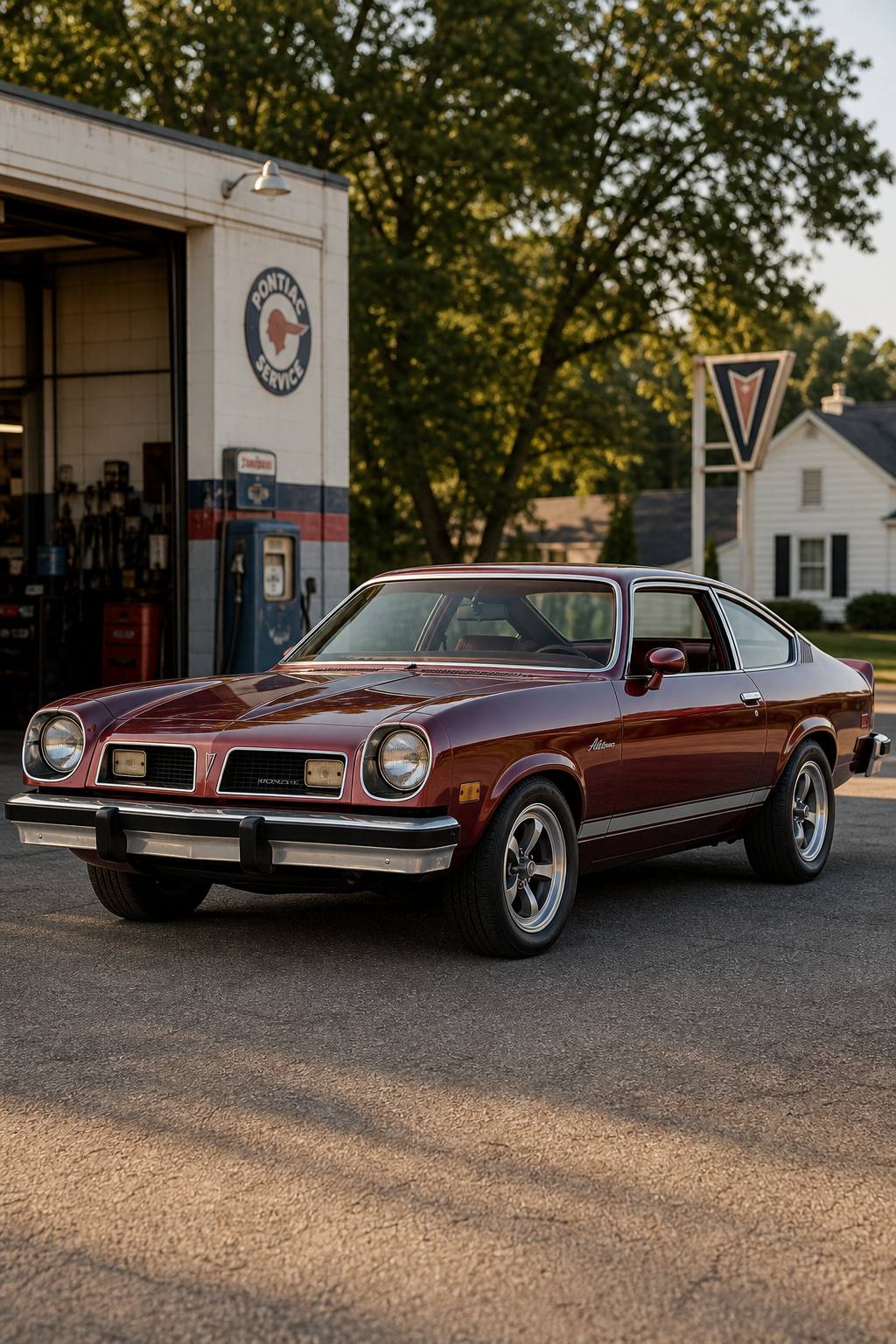 1977 Pontiac Astre Vega Hatchback AI restoration vision