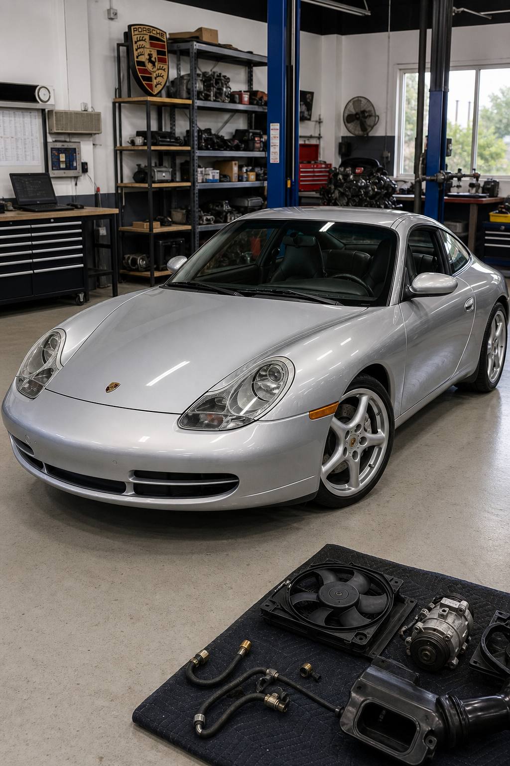 1999 Porsche 911 Rolling Chassie AI restoration vision