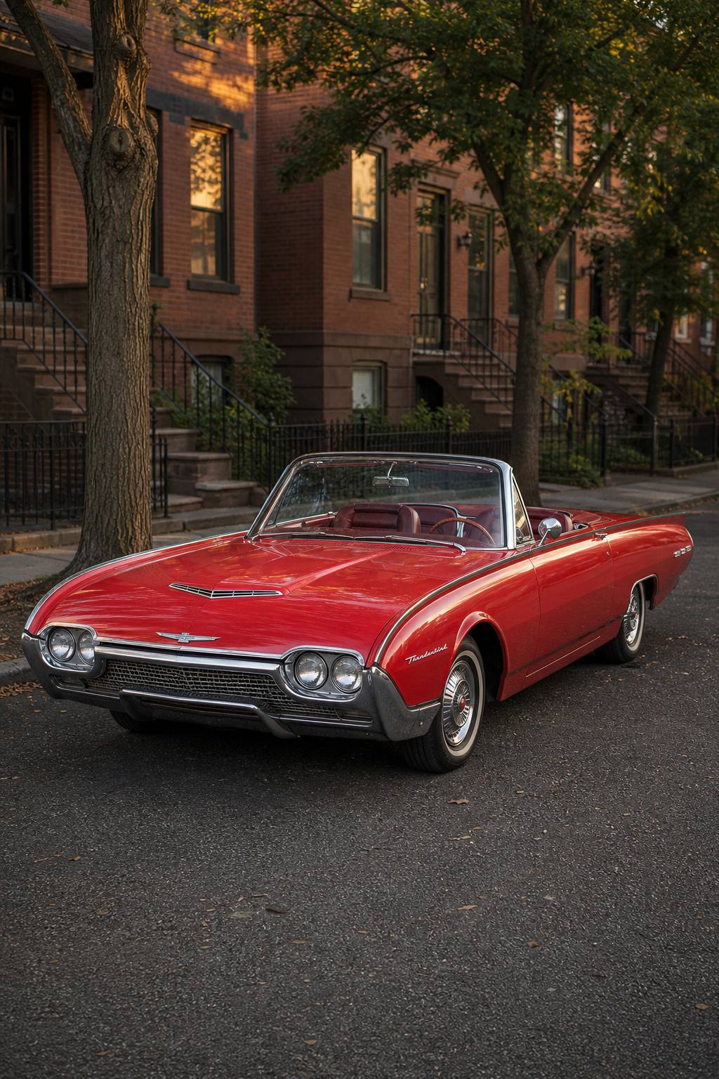 1961 Ford Thunderbird AI restoration vision