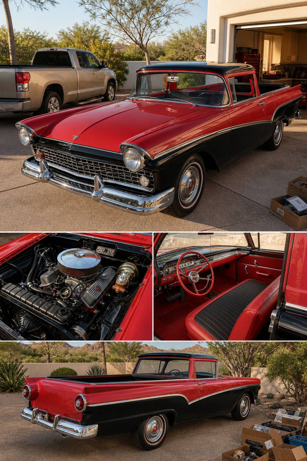 1957 Ford Ranchero Project Frame Off Restoration 351 Cubic inch V8 AI restoration vision