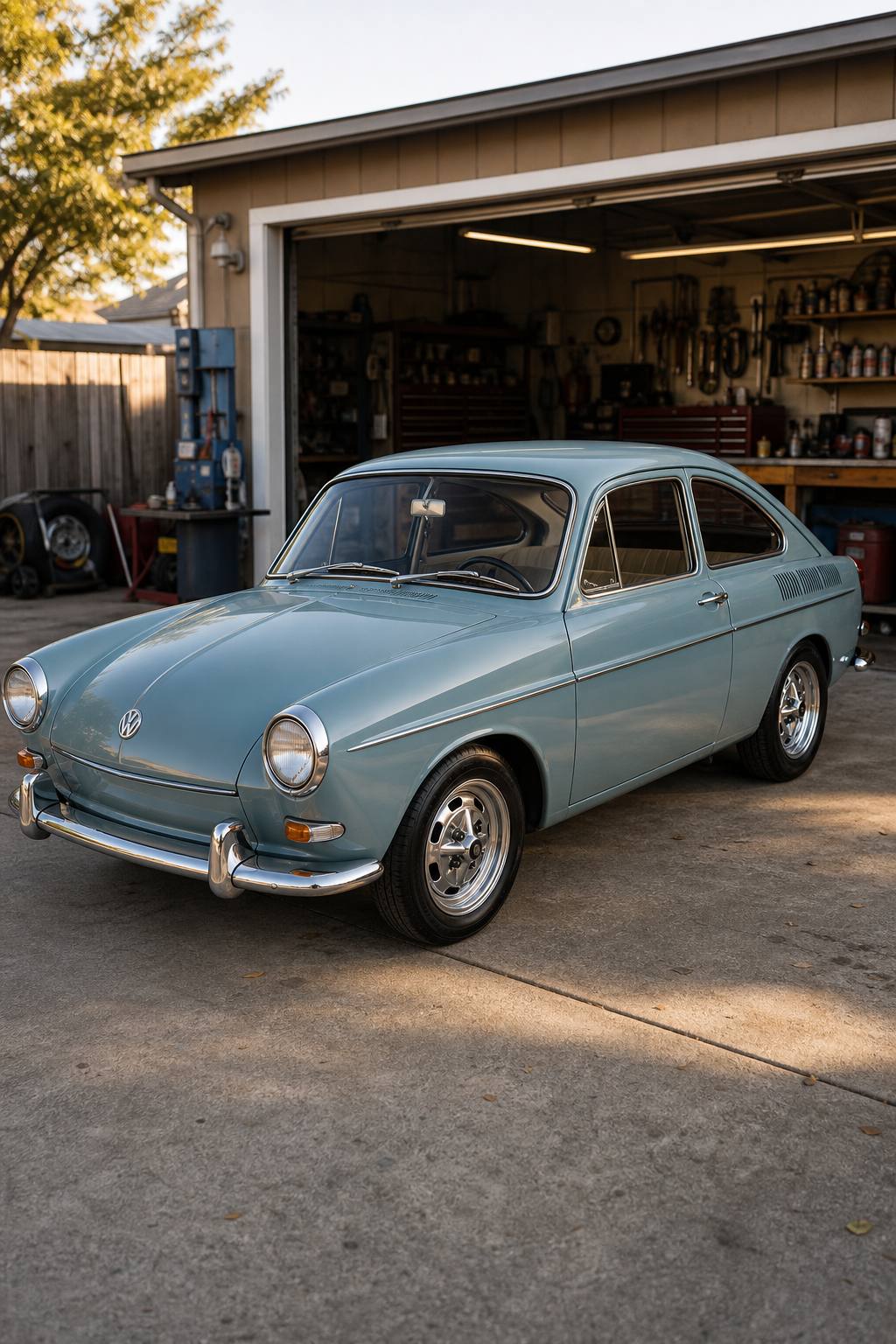 1969 Volkswagen Fastback Type 3 Project /NON Runner AI restoration vision