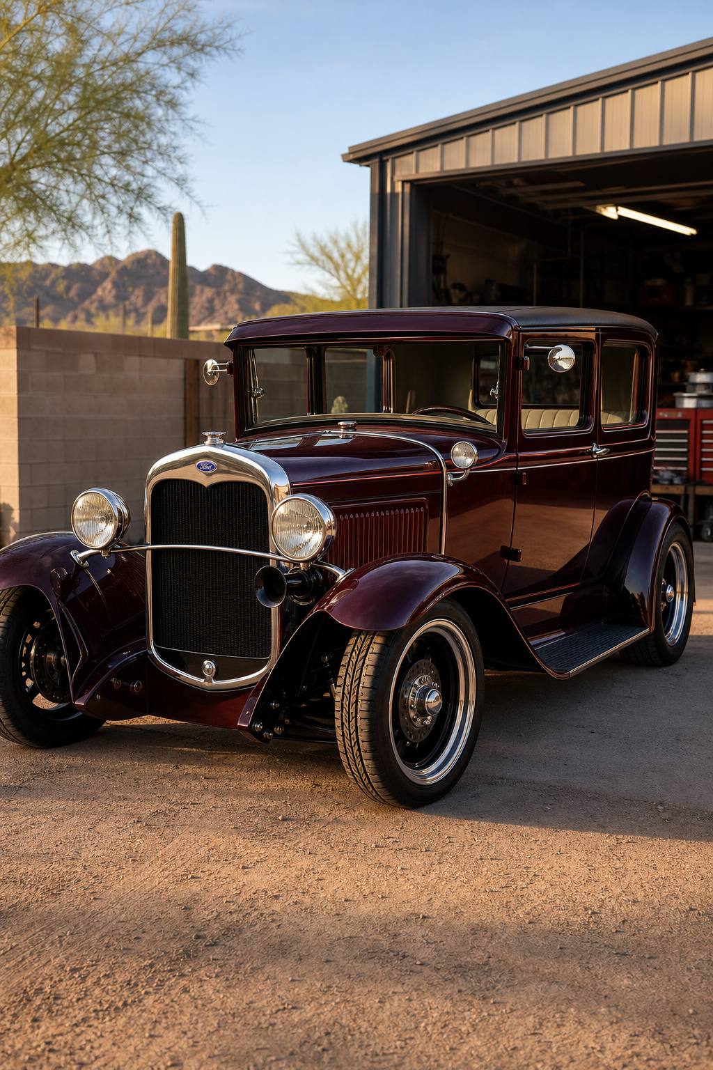 1930 Ford Model A Hot Rod Street Project AI restoration vision