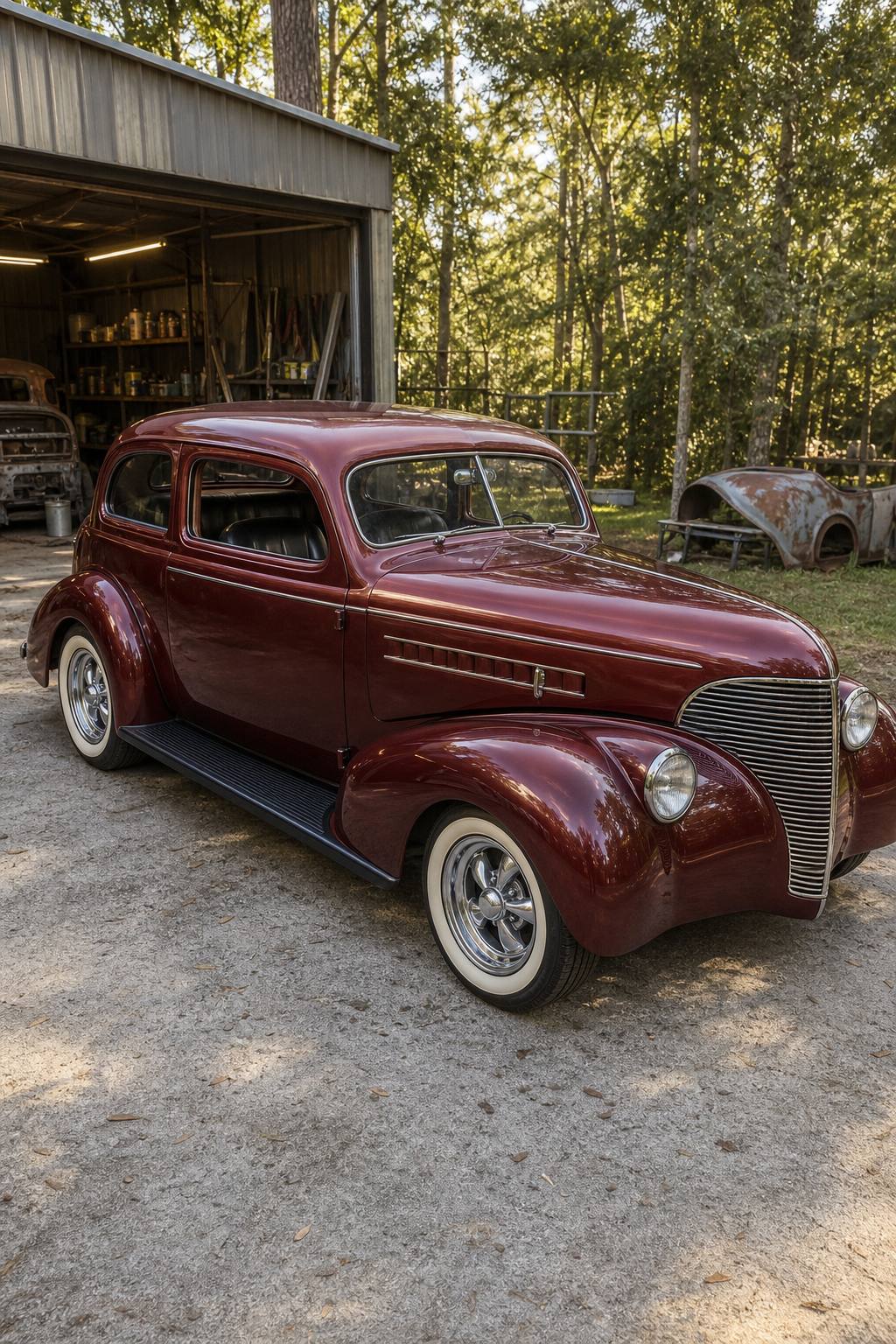 1939 Chevrolet Master Deluxe AI restoration vision