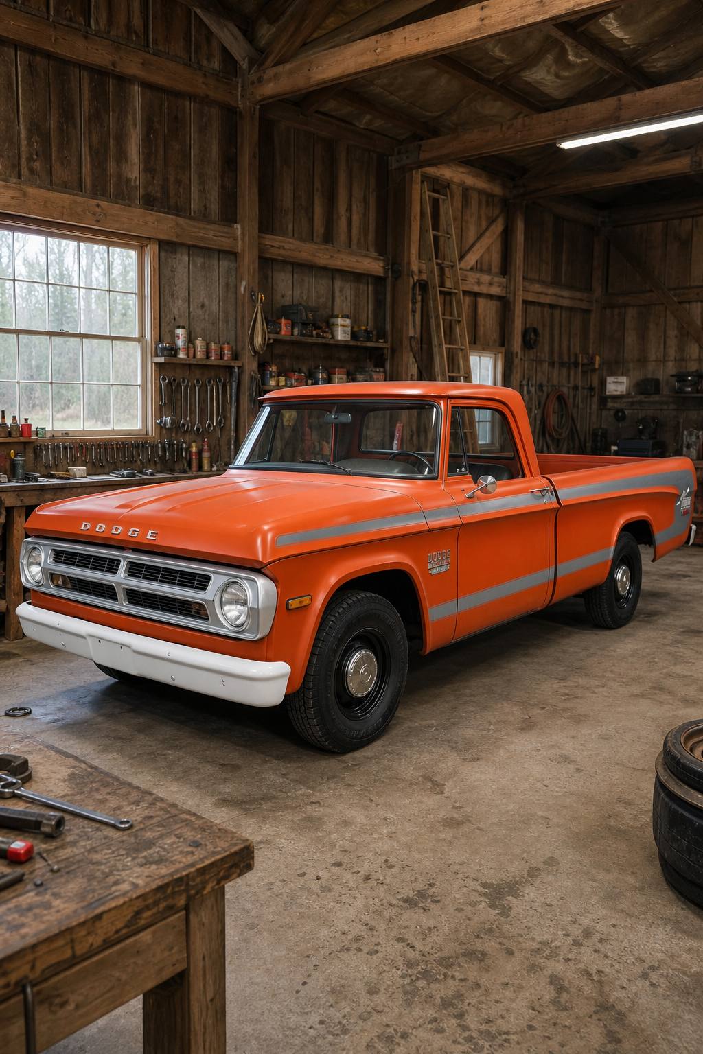 1970 Dodge D100 Dude AI restoration vision