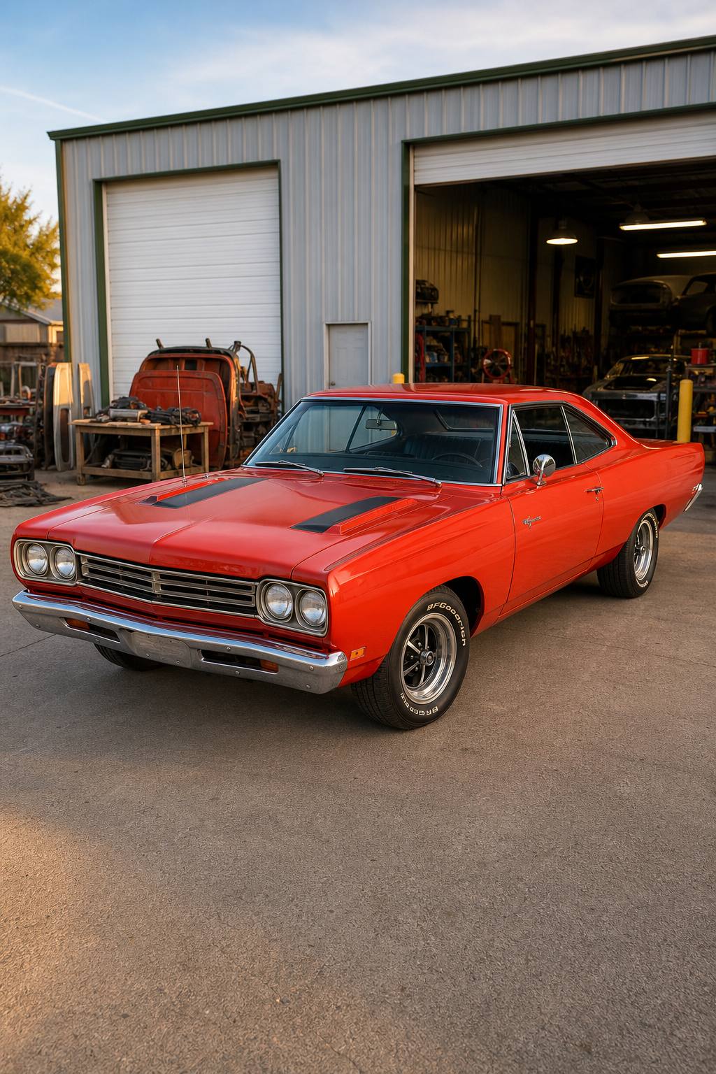 1969 Plymouth Road Runner project car AI restoration vision