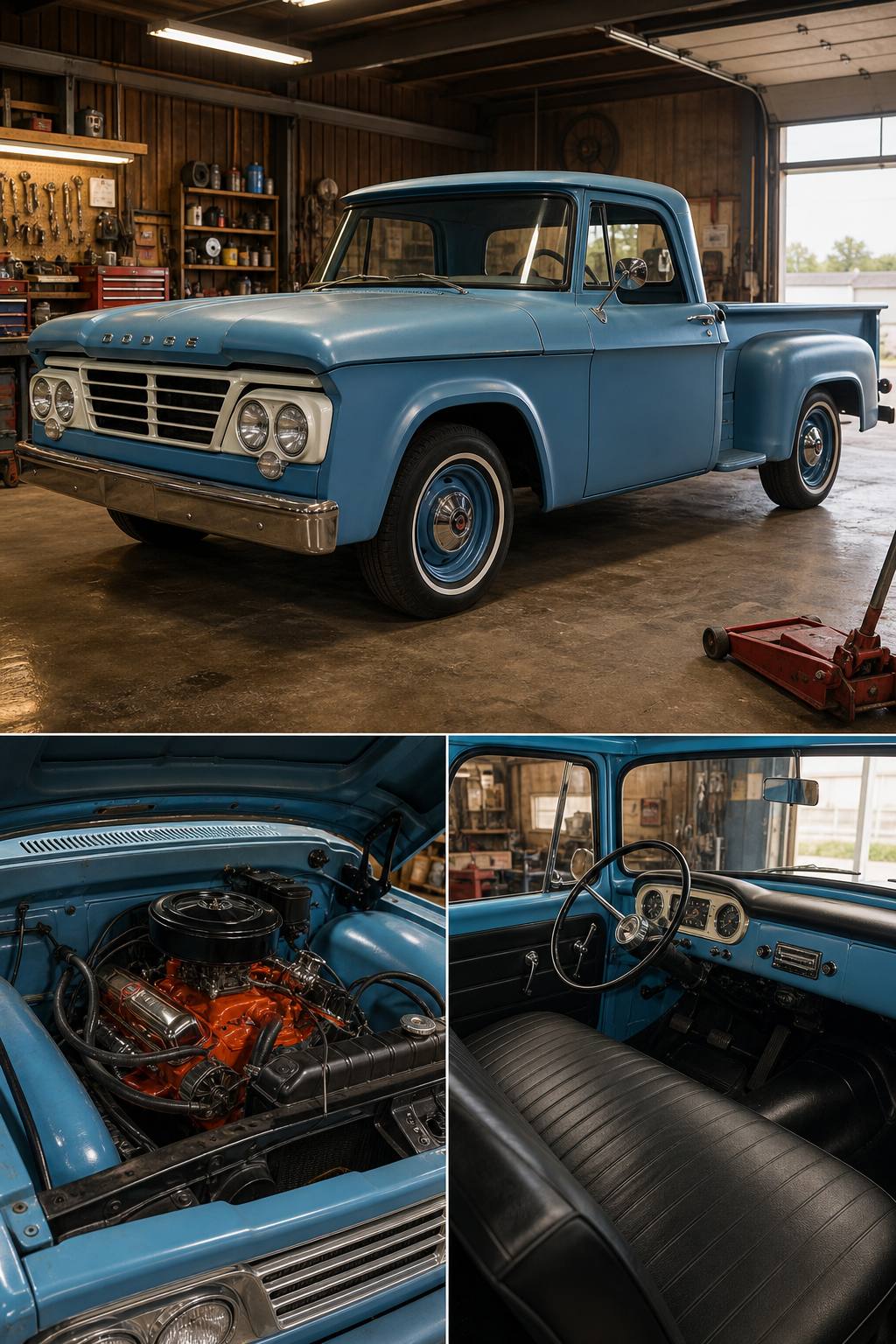 1964 Dodge Pickup AI restoration vision
