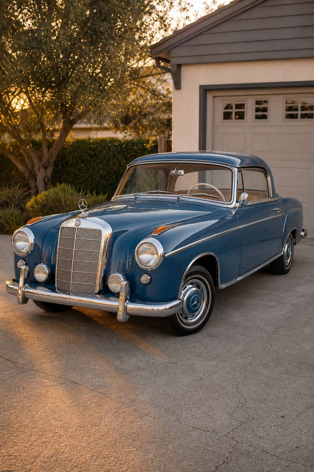 1960 Mercedes Benz 220 SE AI restoration vision