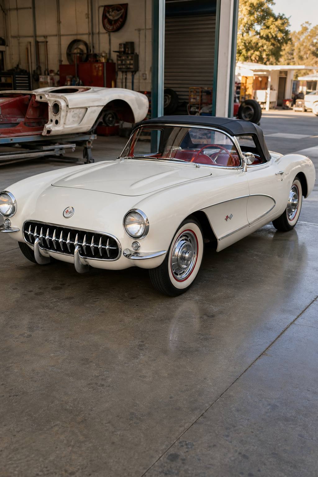 1960 Chevrolet Corvette Convertible project AI restoration vision