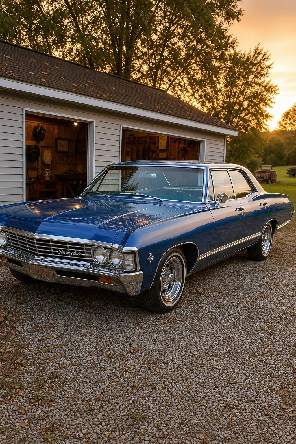1967 Chevrolet Impala “sport Sedan” Four Door Hardtop Project AI restoration vision