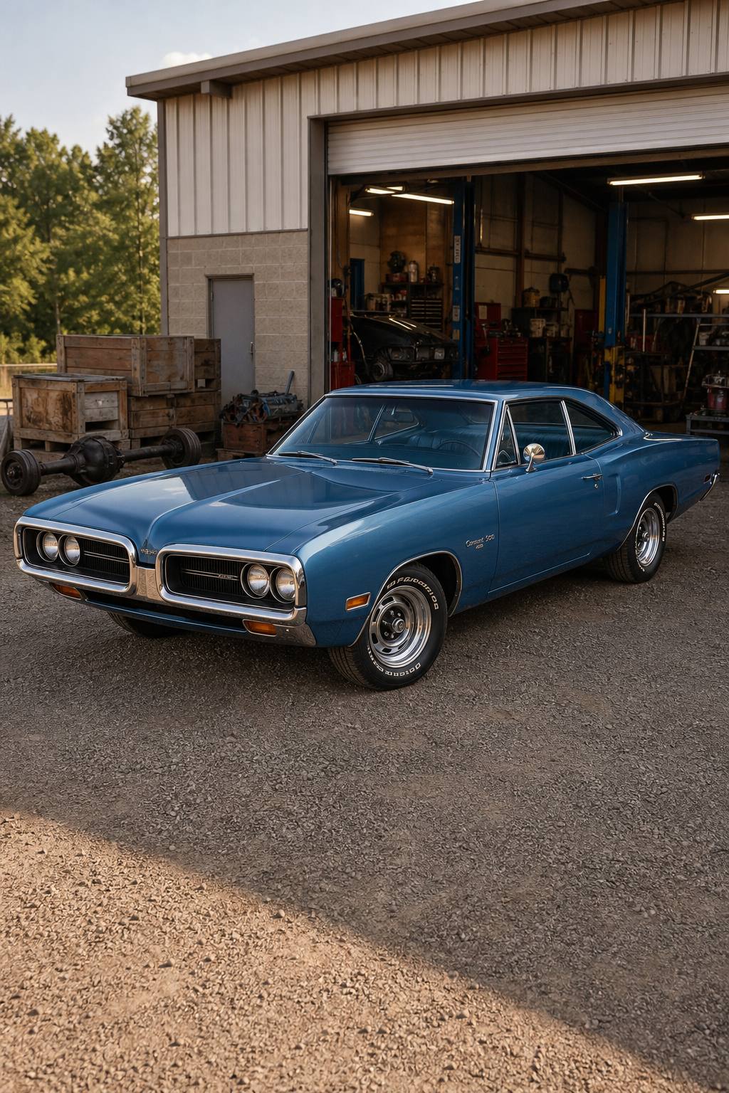 1970 Dodge Coronet 500 project/pars car AI restoration vision