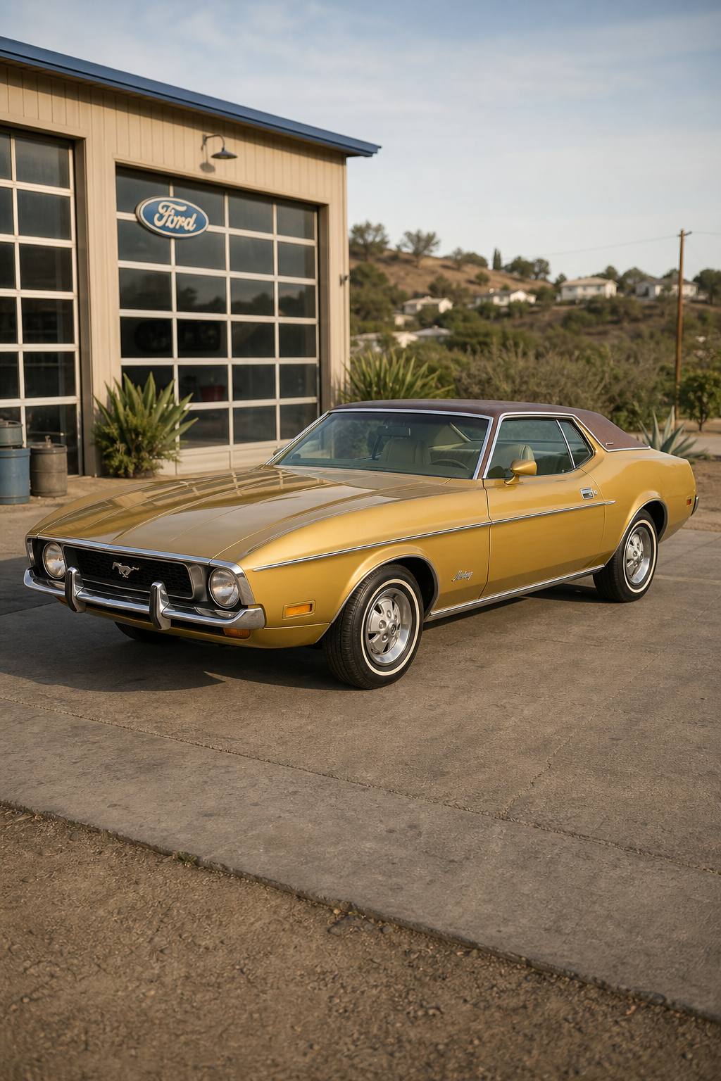 1972 Ford Mustang Grande Restoration Project AI restoration vision