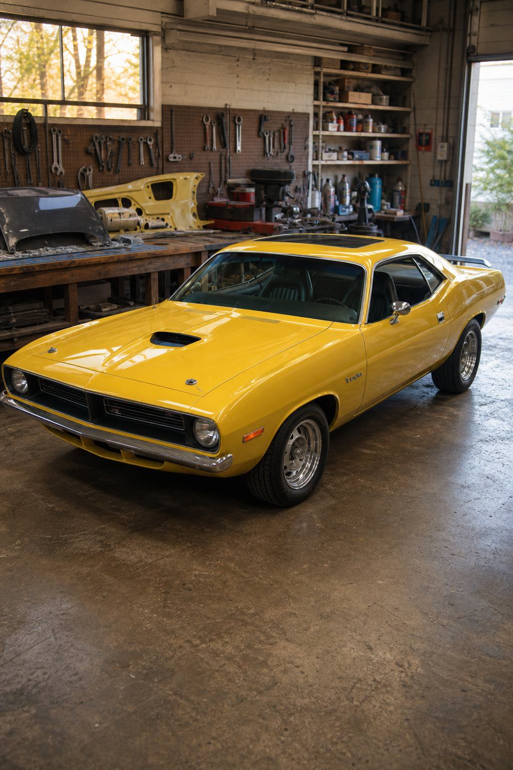 1973 Plymouth Barracuda project AI restoration vision