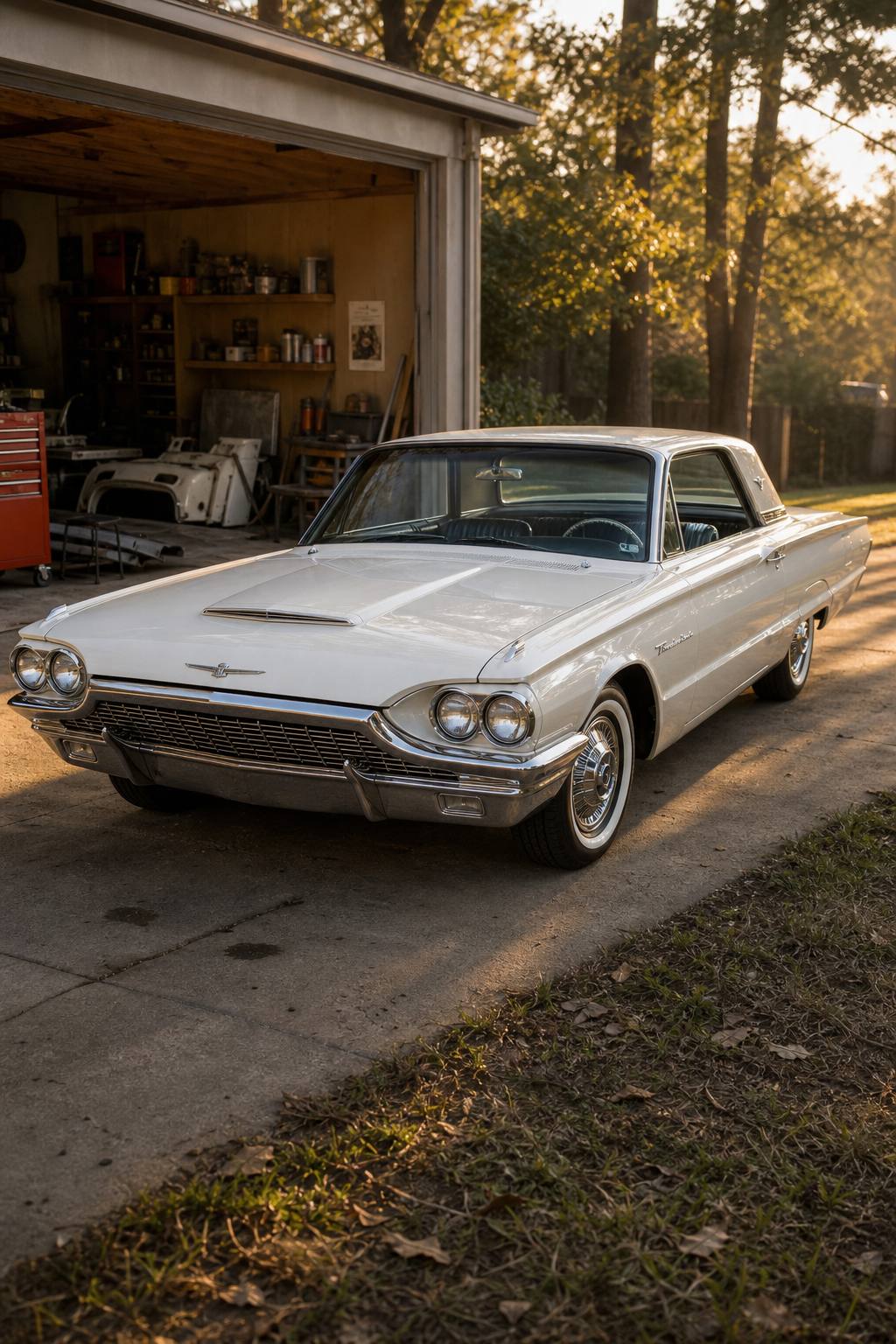 1964 Ford Thunderbird T bird AI restoration vision