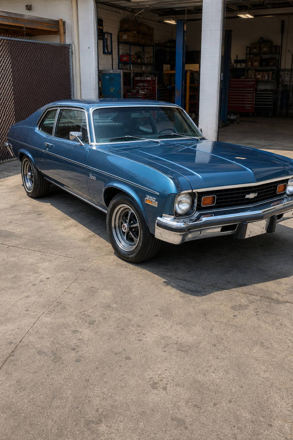 1974 Chevrolet Nova Custom 5.7 350 Restoration Project AI restoration vision