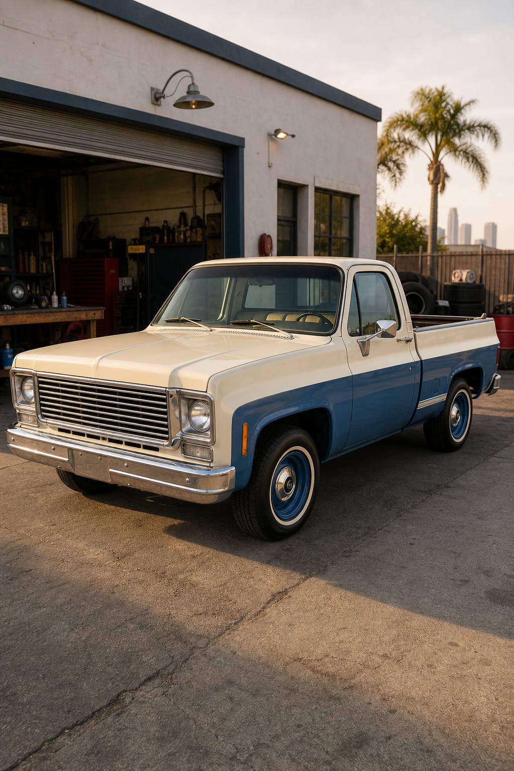 1975 Chevrolet C-10 Pickup Truck Restoration Project AI restoration vision